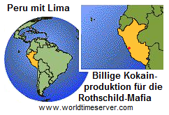 Karte von Peru mit
              Lima