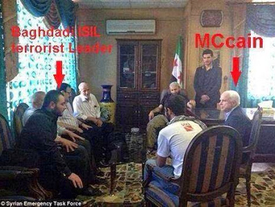McCain mit
                        IS-F�hrer Baghdadi