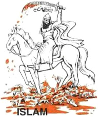 Islam: Reiterkrieger mit
Schwert Islam:
Reiterkrieger mit Schwert