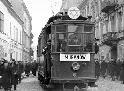 Warschau,
                        Ghetto-Tram