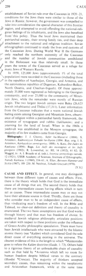Encyclopaedia Judaica: Caucasus, vol. 5
                            col. 259