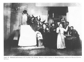 Encyclopaedia Judaica (1971): Russia,
                            vol. 14, col. 465-466, play Habimah in
                            Moscow 1922