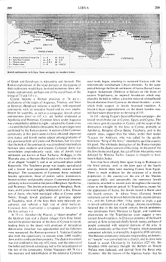 Encyclopaedia Judaica: Libya,
vol. 11, col. 199-200 Encyclopaedia Judaica: Libya, vol. 11, col.
199-200