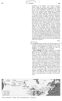 Encyclopaedia Judaica 1971: Canada,
                            vol. 5, col. 101-102