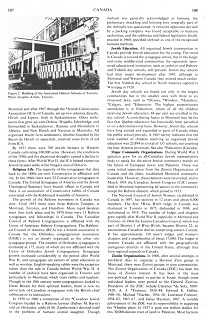 Encyclopaedia Judaica 1971: Canada,
                            vol. 5, col. 107-108
