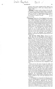 Encyclopaedia Judaica 1971: Baghdad,
                            vol. 4, col.86