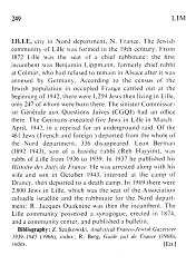 Encyclopaedia Judaica (1971): Jews in Lille,
                    vol. 11, col. 249