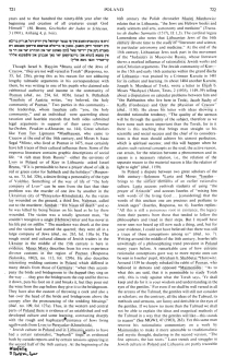Encyclopaedia Judaica (1971): Poland, vol.
                        13, col. 721-722