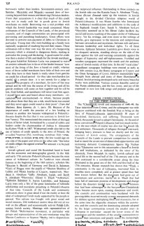 Encyclopaedia Judaica (1971): Poland, vol.
                        13, col. 729-730