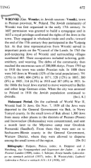 Encyclopaedia Judaica (1971): Wronki, vol.
                        16, col. 672