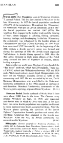 Encyclopaedia Judaica (1971): Wyszkow, vol.
                        16, col. 680