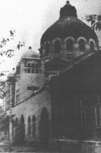 The
synagogue of Pancevo in Banat, Vojvodina, north
Serbia. Courtesy Federation of Jewish Communities in
Yugoslavia, Belgrade. The synagogue of Pancevo in Banat, Vojvodina,
north Serbia. Courtesy Federation of Jewish
Communities in Yugoslavia, Belgrade.