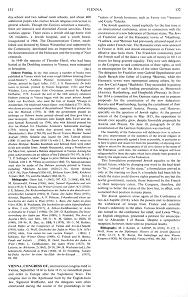 Encyclopaedia Judaica 1971: Vienna,
                              vol. 16, col. 131-132