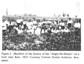 Encyclopaedia Judaica (1971): Ukraine, vol.15,
                    col.1517, He-Halutz farm