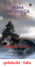 Defonseca: Printre Lupi (rum�nisch),
                        Buchdeckel einer F�lschung