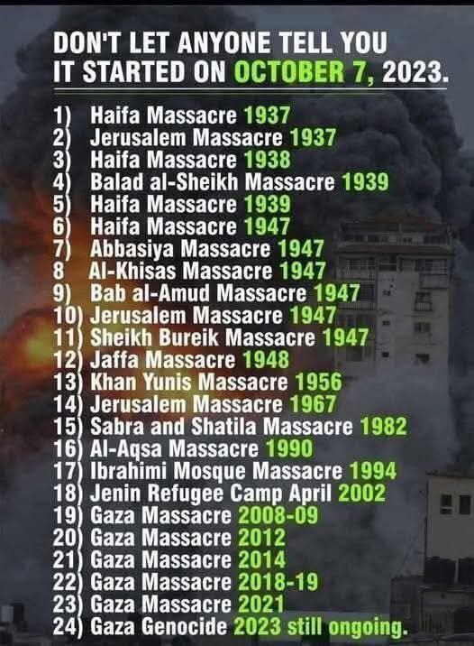 30.10.2025: 7. Oktober ist
                      im Zionistentum ein Massaker-Tag