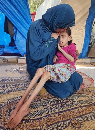 Holocaust im Gazastreifen-KZ am
                  17.8.2025: Kinder wollen in den Himmel, denn dort gibt
                  es immer was zu essen