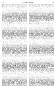 Encyclopaedia Judaica 1971: Ottoman
                          Empire, vol. 16, col. 1545-1546