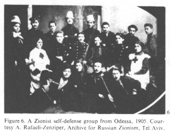 Encyclopaedia
                        Judaica (1971): Russia, vol. 14, col. 445:
                        [[racist]] Zionist self-defense group from
                        Odessa, 1905. Courtesy A. Rafaeli-Zenziper,
                        Archive for [[racist]] Russian Zionism, Tel
                        Aviv.