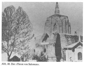 Kaschmir: Der Thron Salomons auf einem
                        H�gel bei Srinagar