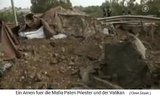 Palermo: The site of the bombing of
                    Falcone in 1992