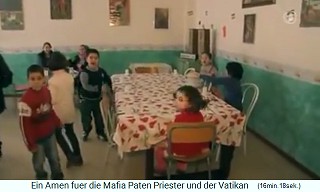 Palermo:
                    Priest Don Paolo Turturro looks after children of
                    Mafia families where the father is in prison,
                    program "Pingi la pace" ("Painting
                    for peace")
