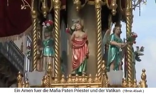 Catania, the festival of the Holy
                    Agathe 02, statues