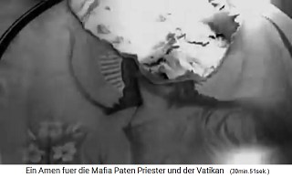 Ndrangheta mafia consecration 1985 03: The
                    image of the Archangel Gabriel is burnt