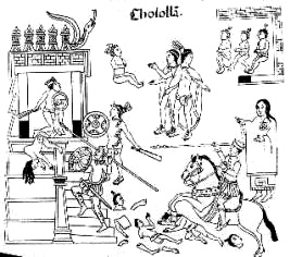 Hernando
Cortez : Massaker von Cholula an Indios Hernando Cortez : Massaker von Cholula an
Indios