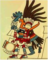 Huitzilopochtli, Sonnengott und
Kriegsgott der Azteken Huitzilopochtli, Sonnengott und
Kriegsgott der Azteken / Aztecas / Aztecs /
Aztèques ; Tenochtitlan / Tenochtitlán ;
Mexiko / Mexico / Mexique