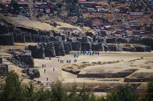 Fortress of Sacsayhuam�n
                          above Cusco