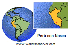 Mapa del Per� con
                  Nasca